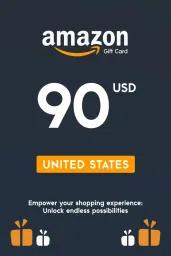 Amazon $90 USD Gift Card (US) - Digital Code