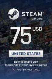 Steam Wallet $75 USD Gift Card (US) - Digital Code