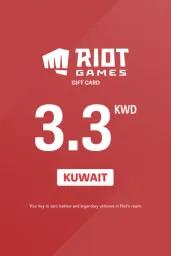 Riot Access 3.3 KWD Gift Card (KW) - Digital Code