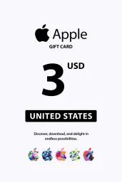 Apple $3 USD Gift Card (US) - Digital Code