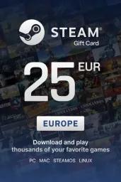 Steam Wallet €25 EUR Gift Card (EU) - Digital Code