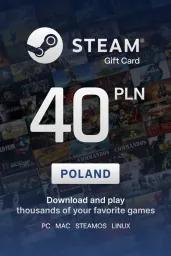 Steam Wallet zł40 PLN Gift Card (PL) - Digital Code