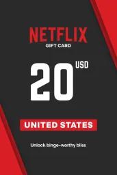 Netflix $20 USD Gift Card (US) - Digital Code