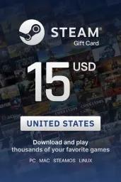 Steam Wallet $15 USD Gift Card (US) - Digital Code