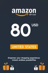 Amazon $80 USD Gift Card (US) - Digital Code