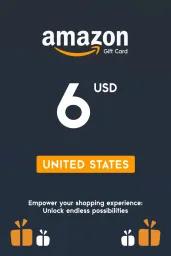 Amazon $6 USD Gift Card (US) - Digital Code