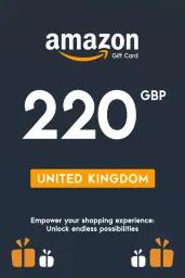 Amazon £220 GBP Gift Card (UK) - Digital Code