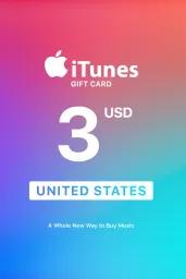 Apple iTunes $3 USD Gift Card (US) - Digital Code