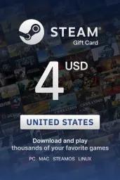 Steam Wallet $4 USD Gift Card (US) - Digital Code