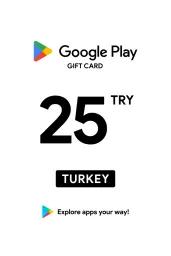 Google Play ₺25 TRY Gift Card (TR) - Digital Code