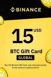 Binance (BTC) 15 USD Gift Card - Digital Code