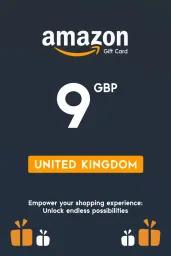 Amazon £9 GBP Gift Card (UK) - Digital Code