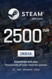 Steam Wallet ₹2500 INR Gift Card (IN) - Digital Code