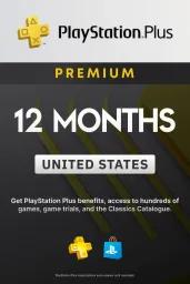 PlayStation Plus Premium 12 Months Membership (US) - PSN - Digital Code
