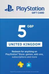 PlayStation Store £5 GBP Gift Card (UK) - Digital Code