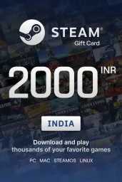 Product Image - Steam Wallet ₹2000 INR Gift Card (IN) - Digital Code