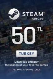Steam Wallet ₺50 TL Gift Card (TR) - Digital Code