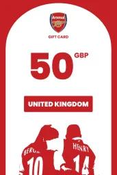 Arsenal £50 GBP Gift Card (UK) - Digital Code