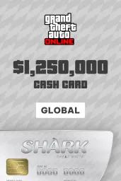 Grand Theft Auto Online: Great White Shark Cash Card $1,250,000 (PC) - Rockstar - Digital Code