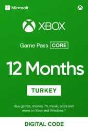 Product Image - Xbox Game Pass Core 12 Months (TR) - Xbox Live - Digital Code