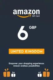 Amazon £6 GBP Gift Card (UK) - Digital Code