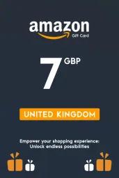 Amazon £7 GBP Gift Card (UK) - Digital Code