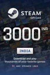 Steam Wallet ₹3000 INR Gift Card (IN) - Digital Code