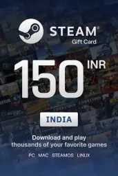 Product Image - Steam Wallet ₹150 INR Gift Card (IN) - Digital Code