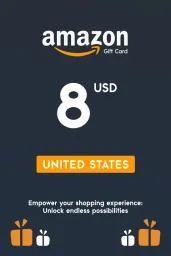 Amazon $8 USD Gift Card (US) - Digital Code