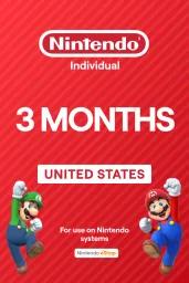 Nintendo Switch Online 3 Months Individual Membership (US) - Digital Code