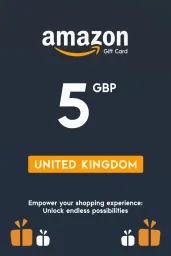 Amazon £5 GBP Gift Card (UK) - Digital Code