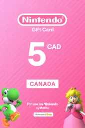 Product Image - Nintendo eShop $5 CAD Gift Card (CA) - Digital Code