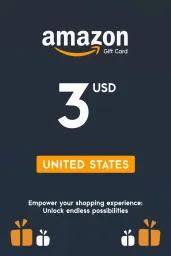 Amazon $3 USD Gift Card (US) - Digital Code