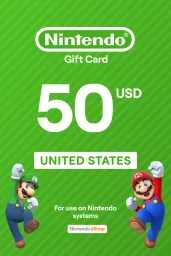 Product Image - Nintendo eShop $50 USD Gift Card (US) - Digital Code
