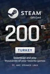 Steam Wallet ₺200 TL Gift Card (TR) - Digital Code
