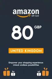 Amazon £80 GBP Gift Card (UK) - Digital Code
