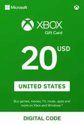 Product Image - Xbox $20 USD Gift Card (US) - Digital Code