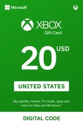 Xbox $20 USD Gift Card (US) - Digital Code