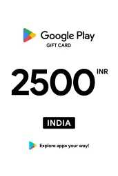Product Image - Google Play ₹2500 INR Gift Card (IN) - Digital Code