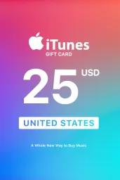 Apple iTunes $25 USD Gift Card (US) - Digital Code
