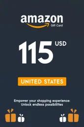 Amazon $115 USD Gift Card (US) - Digital Code