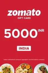 Product Image - Zomato ₹5000 INR Gift Card (IN) - Digital Code