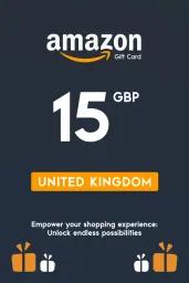 Amazon £15 GBP Gift Card (UK) - Digital Code