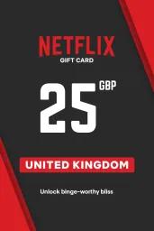 Netflix £25 GBP Gift Card (UK) - Digital Code