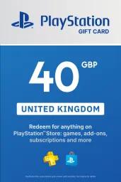 PlayStation Store £40 GBP Gift Card (UK) - Digital Code