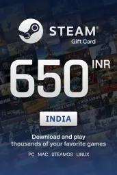 Steam Wallet ₹650 INR Gift Card (IN) - Digital Code