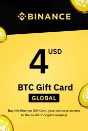 Binance (BTC) 4 USD Gift Card - Digital Code