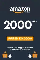 Amazon £2000 GBP Gift Card (UK) - Digital Code