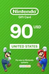 Nintendo eShop $90 USD Gift Card (US) - Digital Code