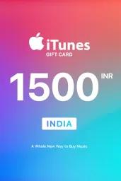 Apple iTunes ₹1500 INR Gift Card (IN) - Digital Code